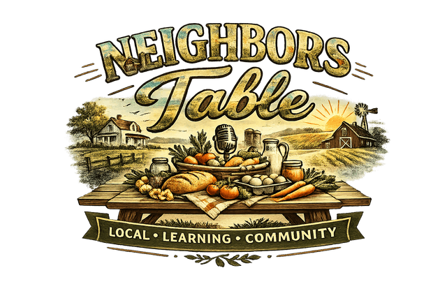 Neighbors Table — Spring March 2026 logo